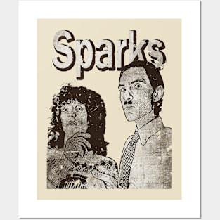 Sparks // Vintage Style Design Posters and Art